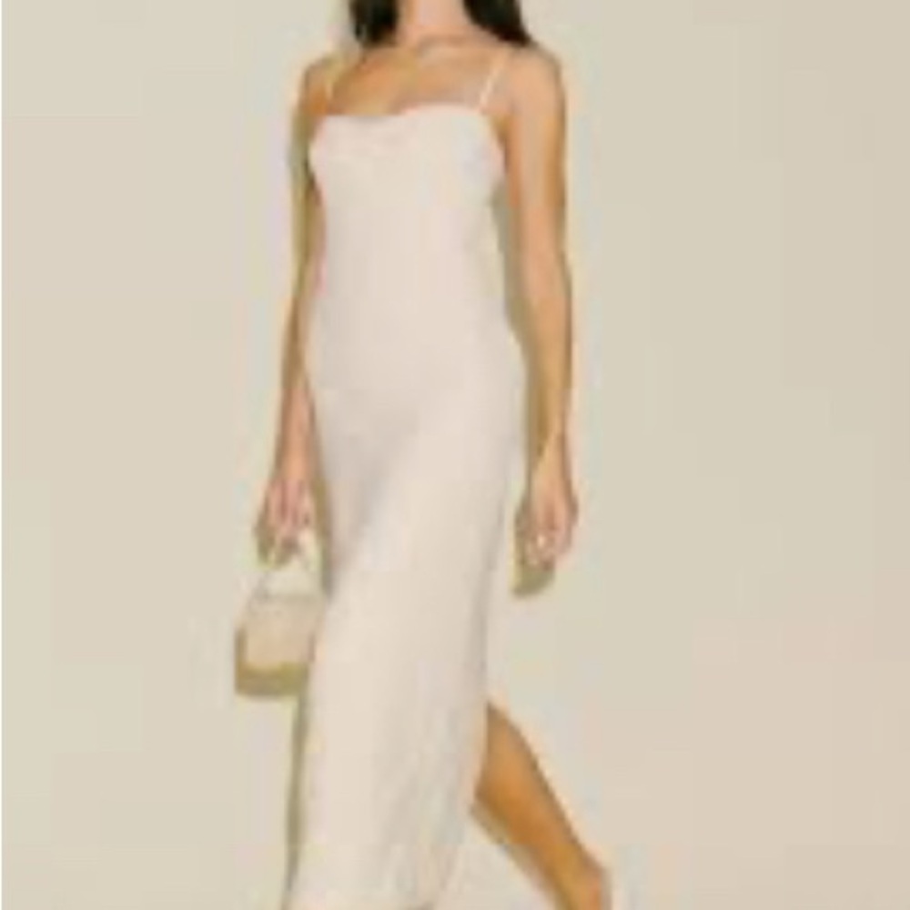Reformation Cream Lakia Dress - Picture 2 of 4